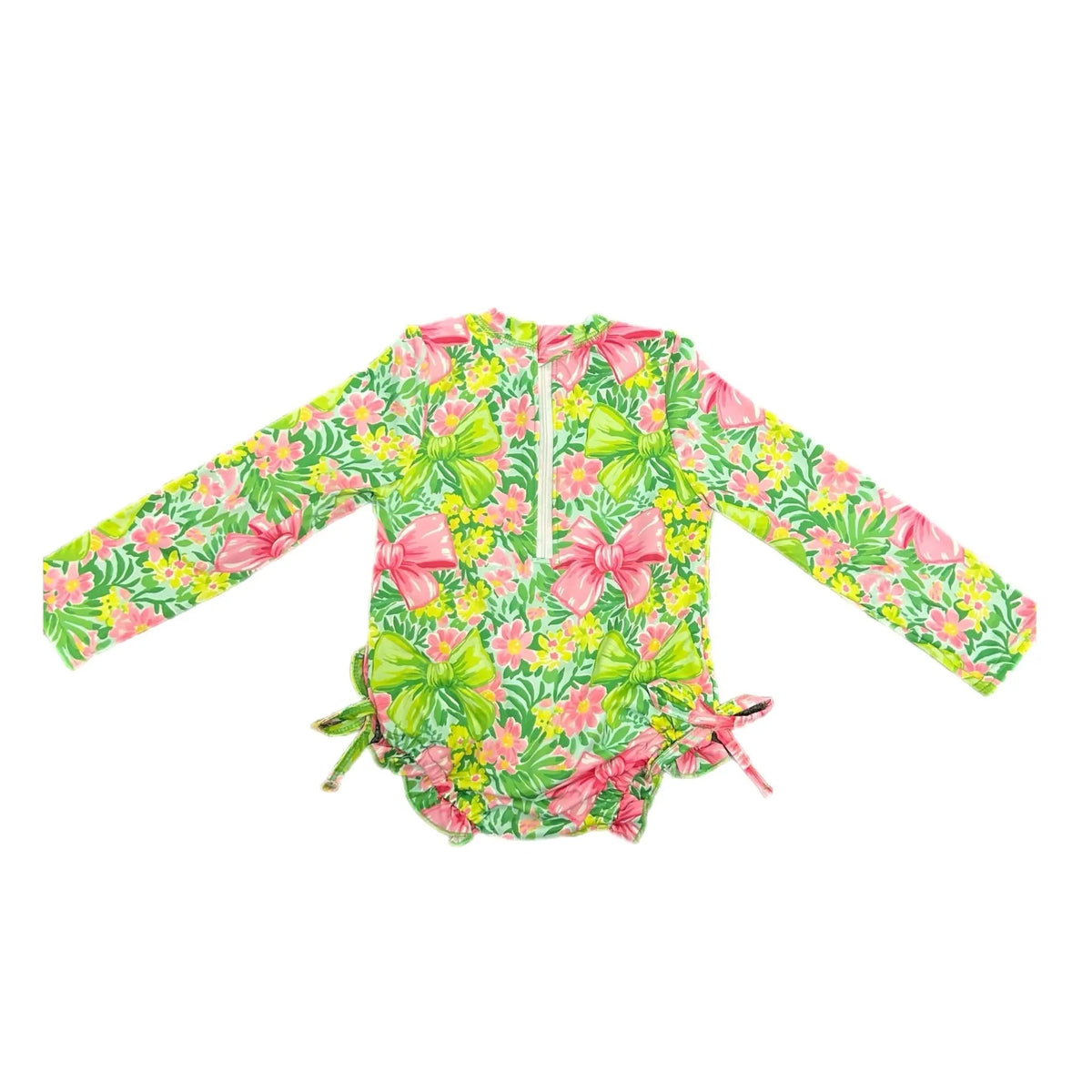 Tropical bows rash guard Swimsuit - Get it from Bo