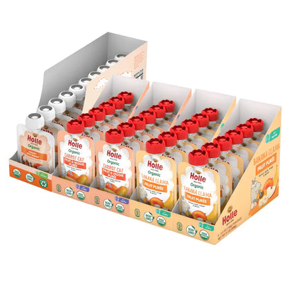 Tropical Bundle: Yogurt with Mango, Carrot Cat, Banana Llama Holle USA