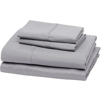 Twin size Silver Grey 100-Percent Egyptian Cotton 1000 Thread Count Sheet Set - Get it from Bo
