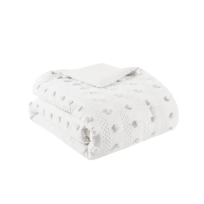 Twin/Twin XL 2-Piece Ivory Pompom Microfiber Comforter Set - Get it from Bo