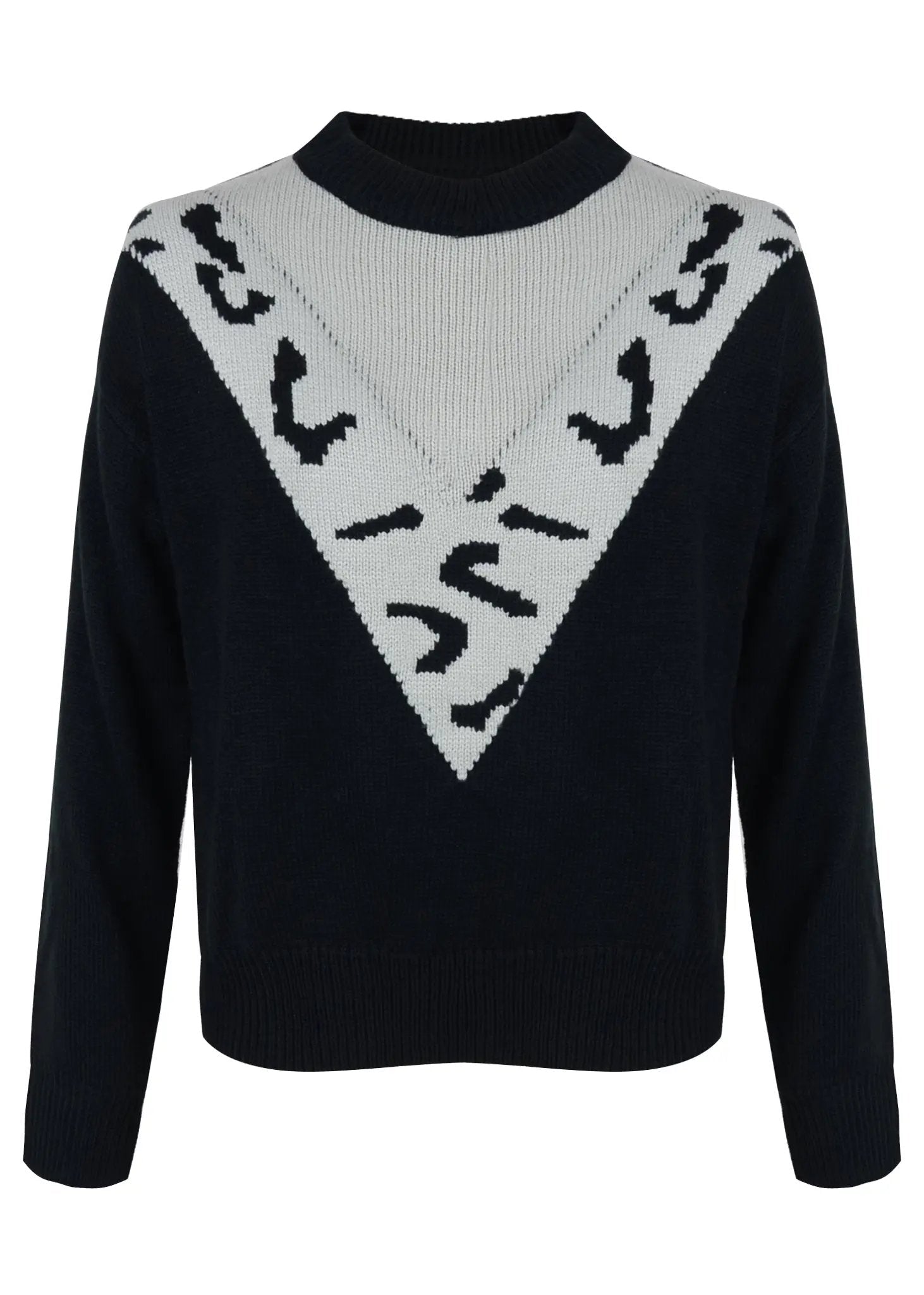 Two Tone Cheetah Light Sweater - Get it from Bo