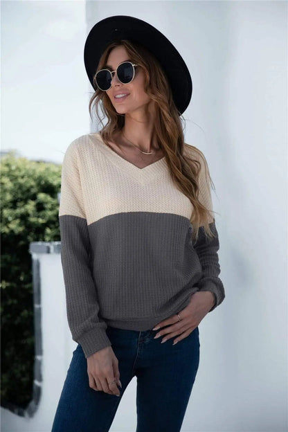 Two Tone Lux Sweater - Get it from Bo