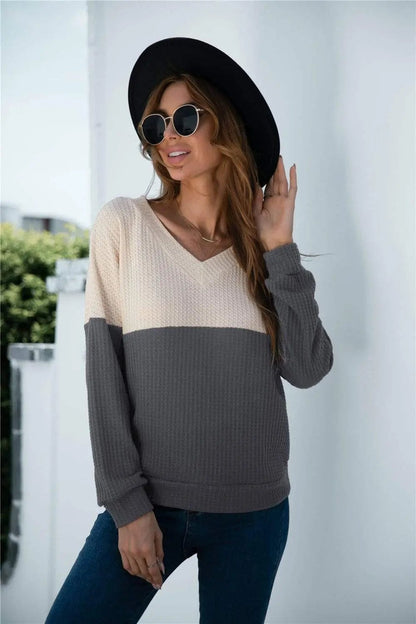 Two Tone Lux Sweater - Get it from Bo