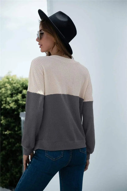 Two Tone Lux Sweater - Get it from Bo