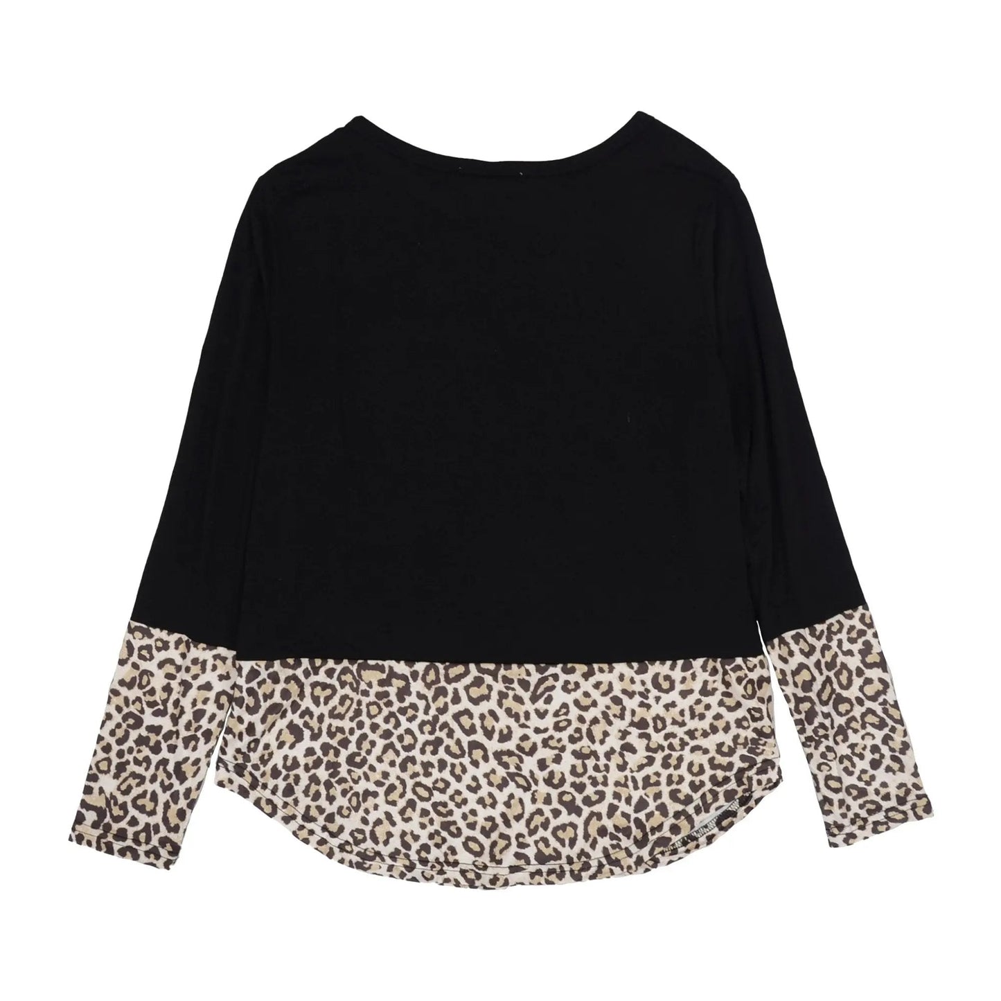 Two Tone Mixed Print Sweater - Get it from Bo