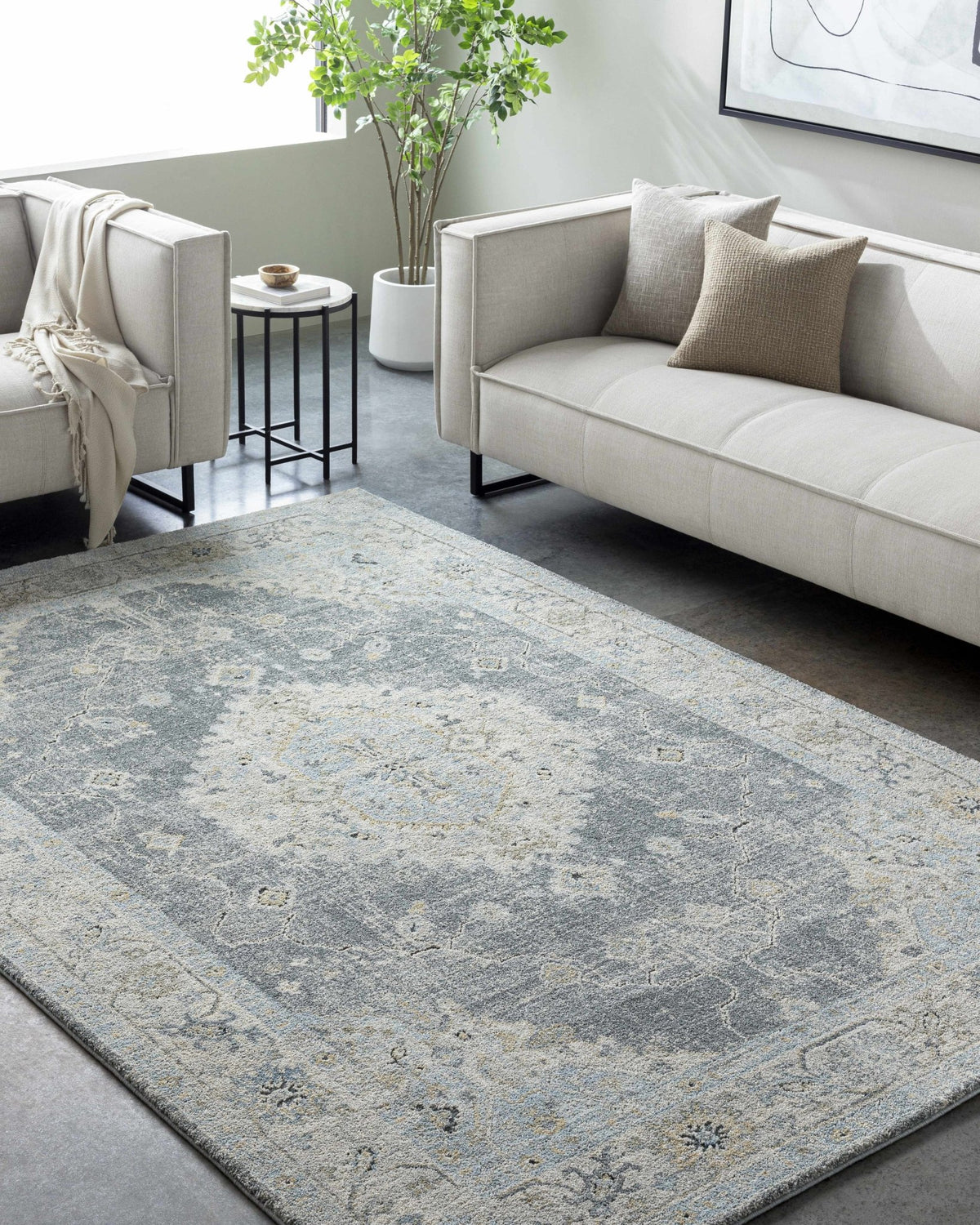 Tyche Tan Thick Luxe Area Rug - Get it from Bo