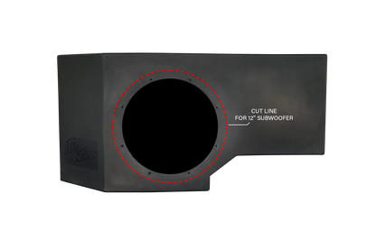 Can-Am® Defender Vented 10" Driver Subwoofer Enclosure Unloaded | UTVS-DEF-VENC-UNDRST-DRIVER Dunes 2 Dezert SXS