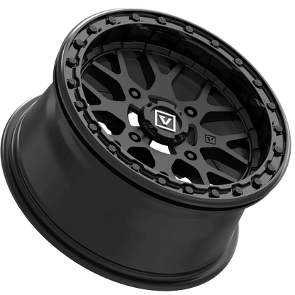 V07 BEADLOCK 15X7 +25MM 4X137 SATIN BLACK - Get it from Bo