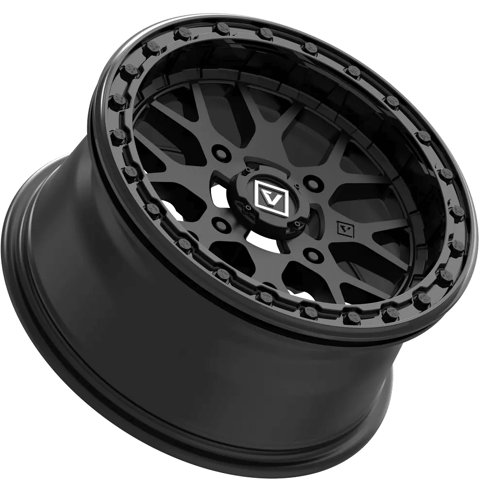 V07 BEADLOCK 15X7 +25MM 4X156 SATIN BLACK - Get it from Bo