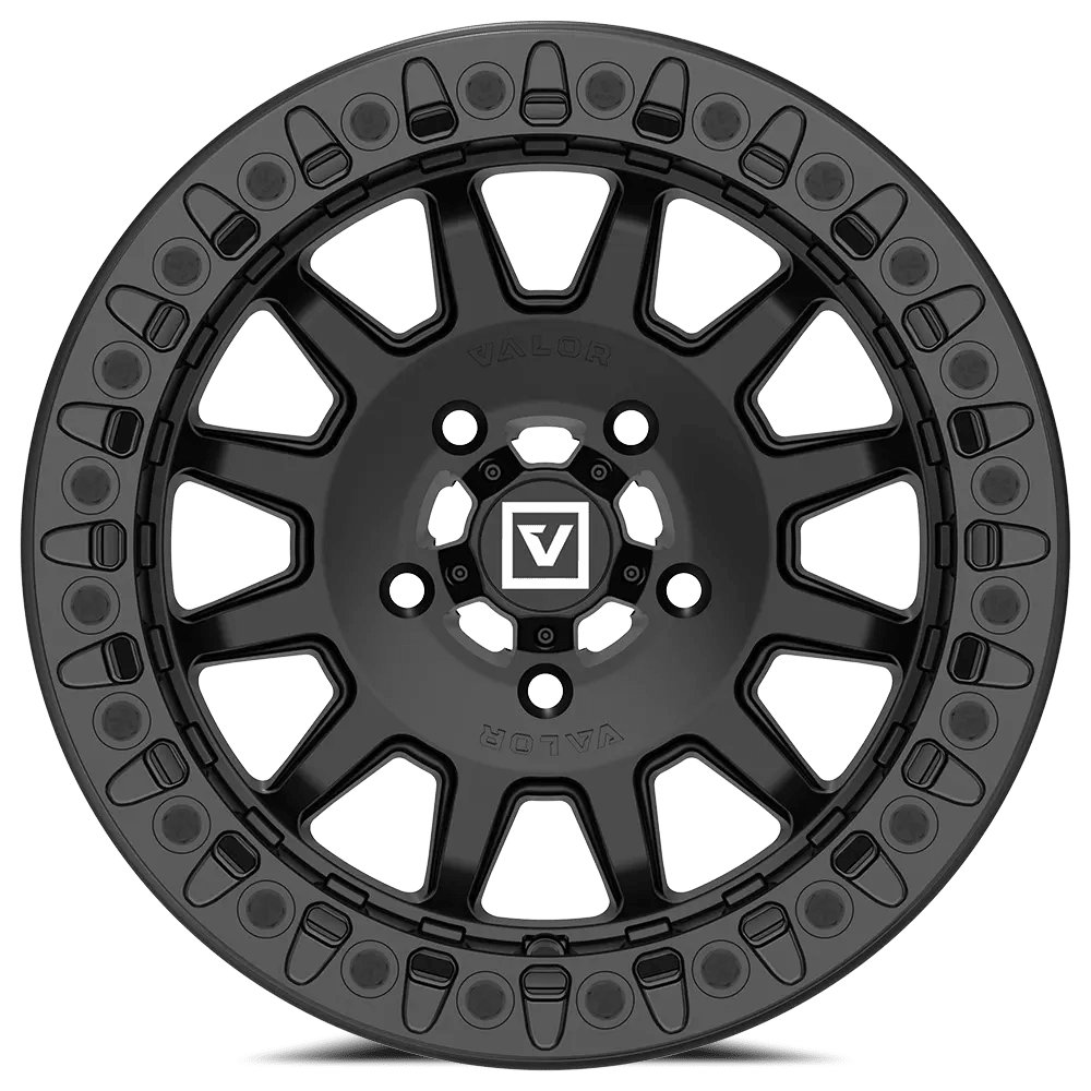 V09 BEADLOCK 15X10 +0 4X156 SATIN BLACK - Get it from Bo