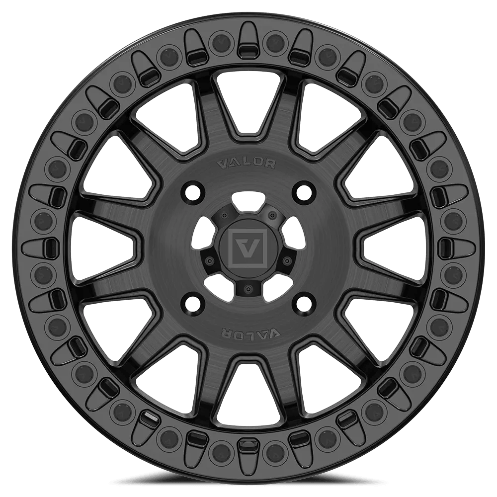 V09 BEADLOCK 15X7 +40 4X137 BRUSHED CHARCOAL - Get it from Bo