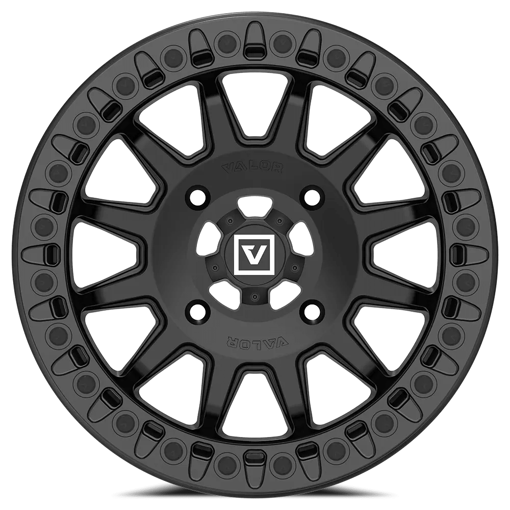 V09 BEADLOCK 15X7 +40 4X156 SATIN BLACK - Get it from Bo