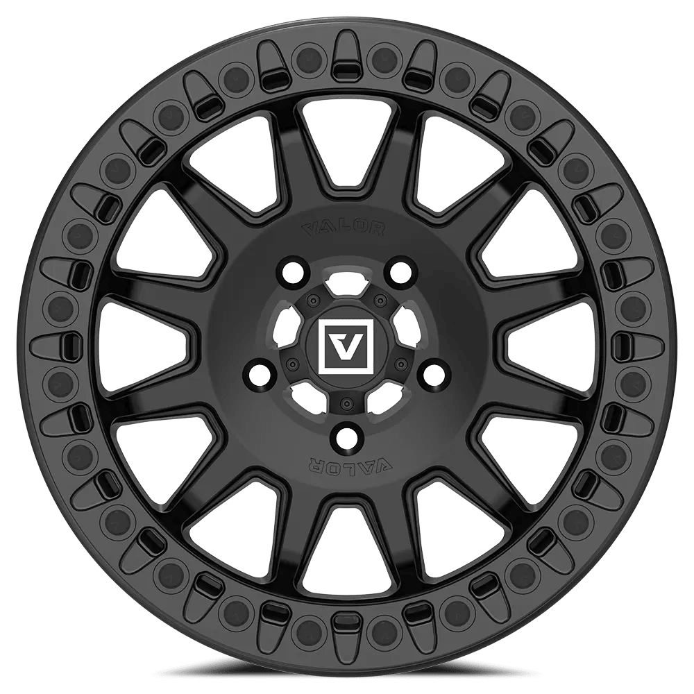V09 BEADLOCK 15X7 +40 5X114.3 SATIN BLACK - Get it from Bo