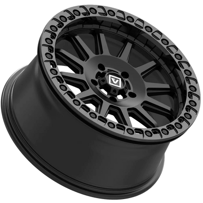 V09 BEADLOCK 17X8 +40 4X137 SATIN BLACK - Get it from Bo