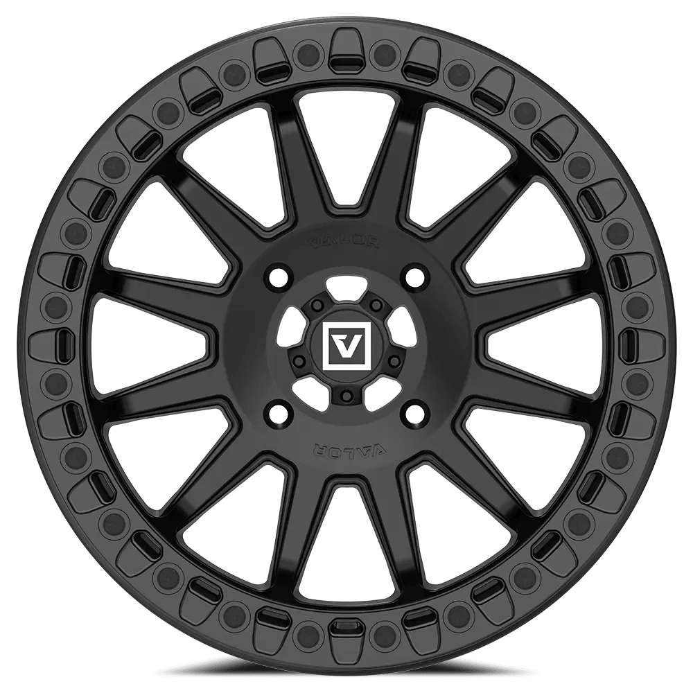 V09 BEADLOCK 17X8 +40 4X156 SATIN BLACK - Get it from Bo