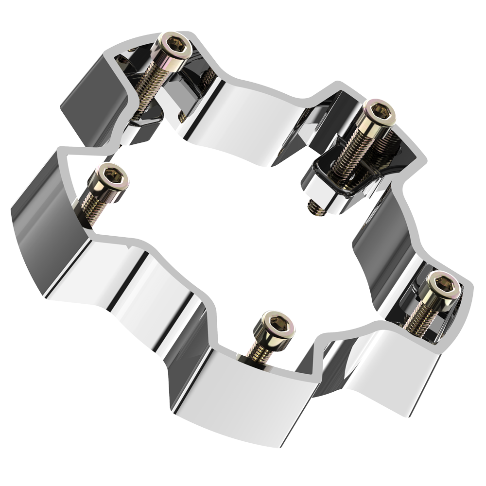 VCAP2 Center Cap Riser Chrome Valor Offroad