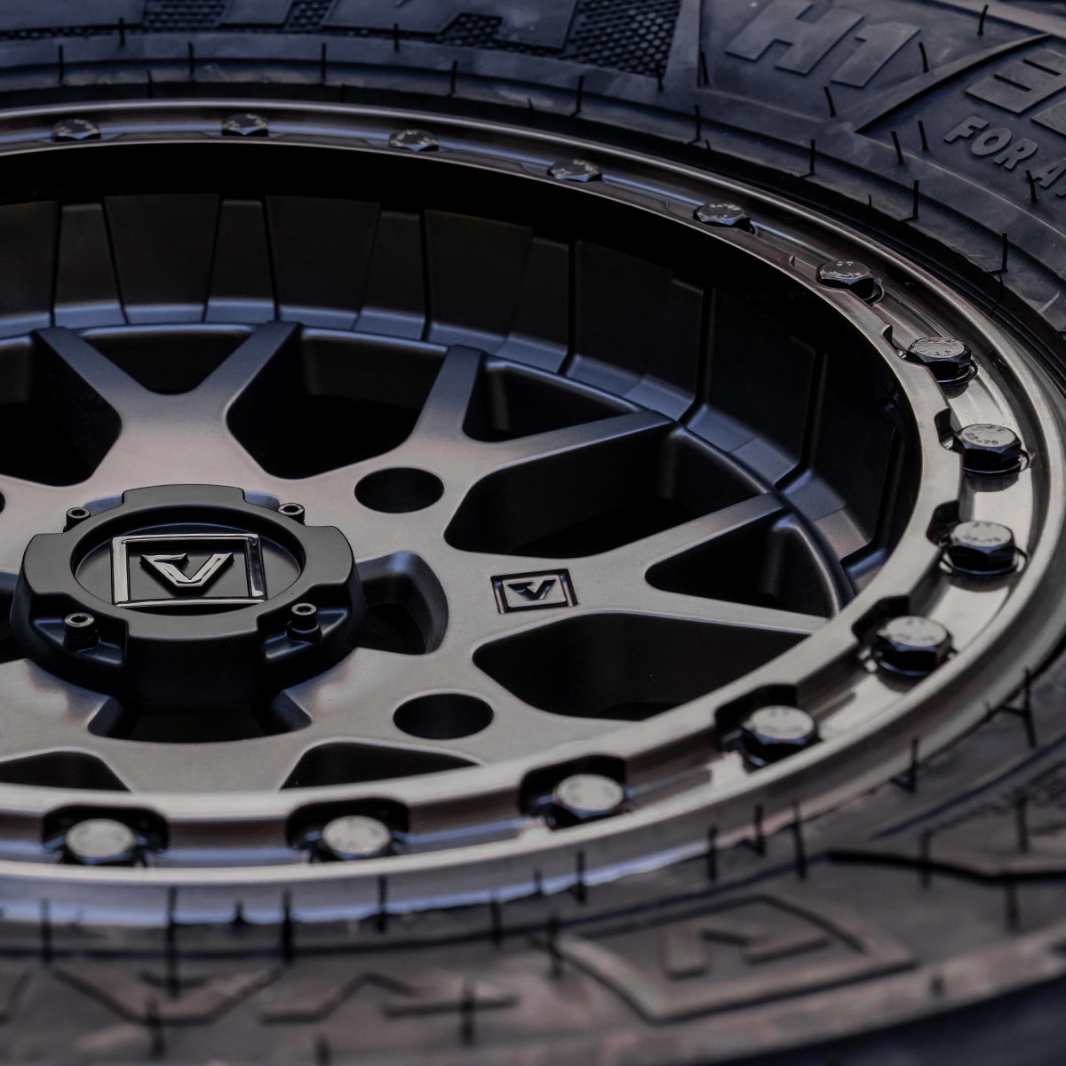 VCAP1 Center Cap Black Valor Offroad