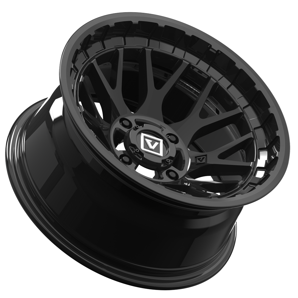 V03 UTV Wheel Gloss Black Valor Offroad