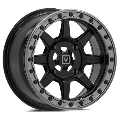 V13 Beadlock UTV Wheel Satin Black Valor Offroad