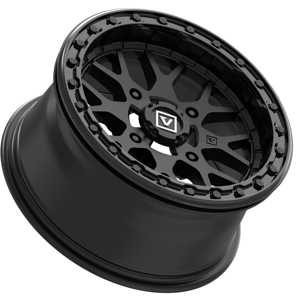 V07 Beadlock UTV Wheel Satin Black Valor Offroad