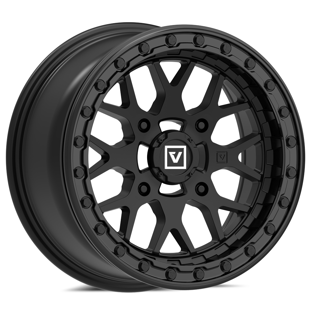 V07 Beadlock UTV Wheel Satin Black Valor Offroad
