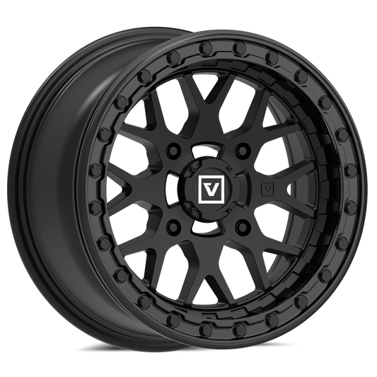 V07 Beadlock UTV Wheel Satin Black Valor Offroad