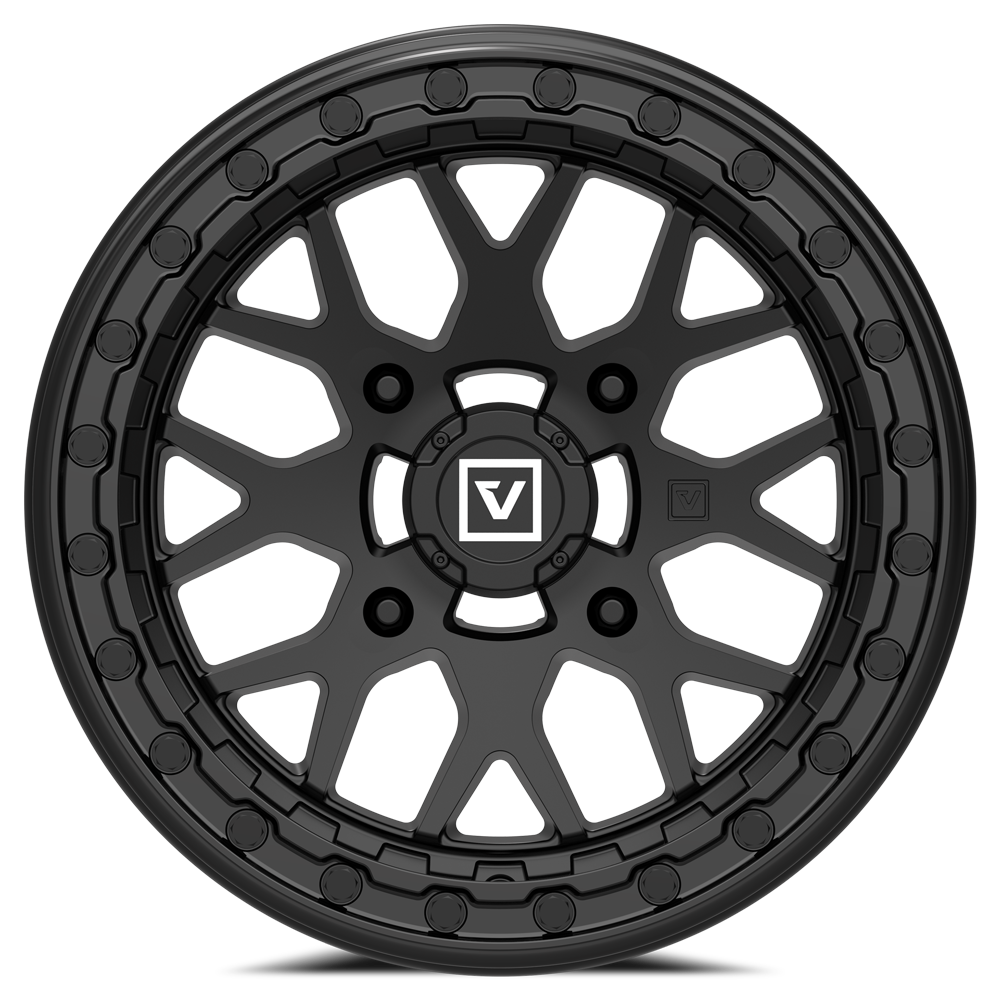 V07 Beadlock UTV Wheel Satin Black Valor Offroad