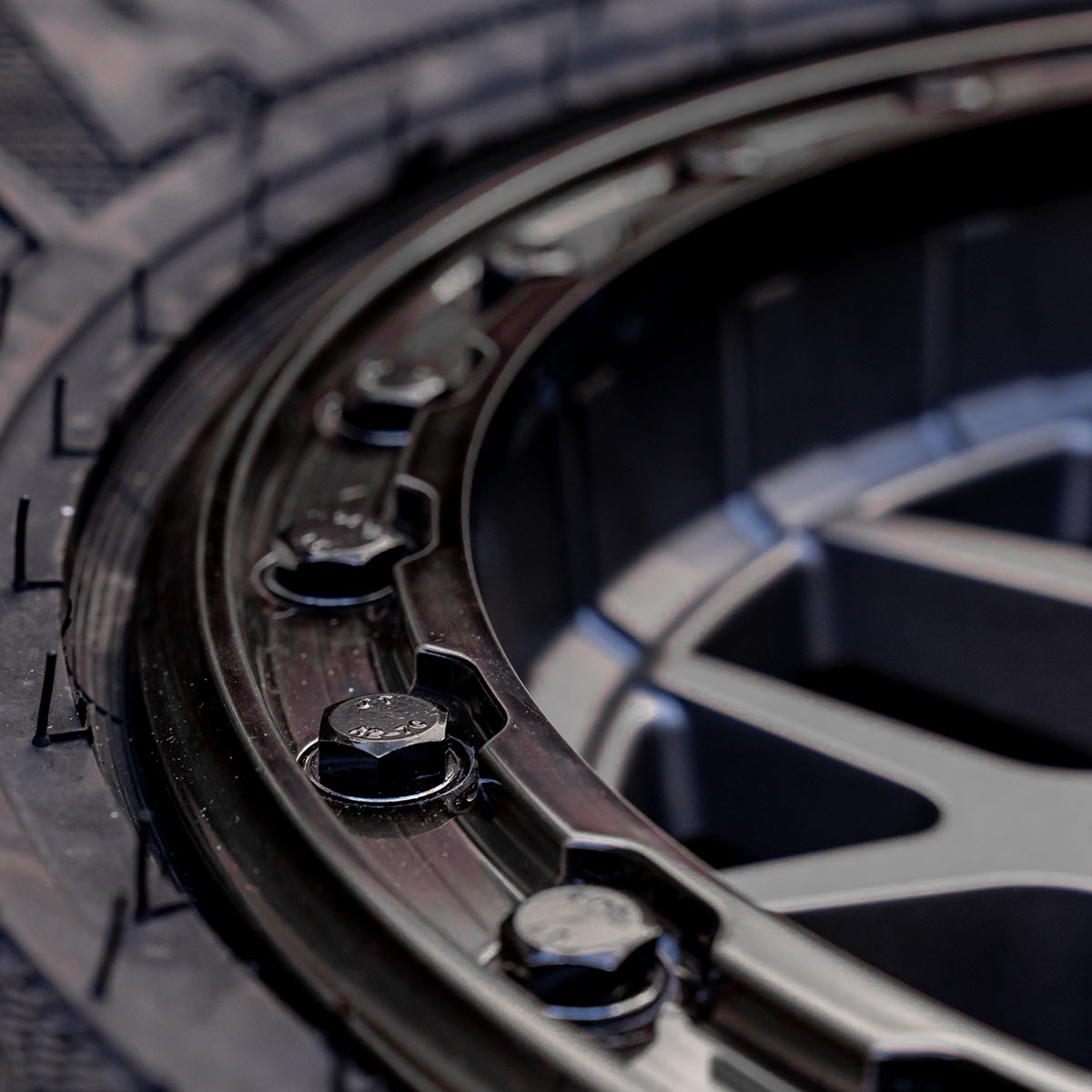 V07 Beadlock UTV Wheel Satin Black Valor Offroad