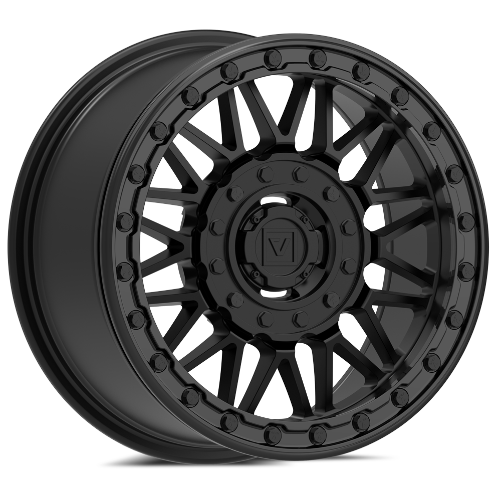V08 Beadlock UTV Wheel Satin Black Valor Offroad