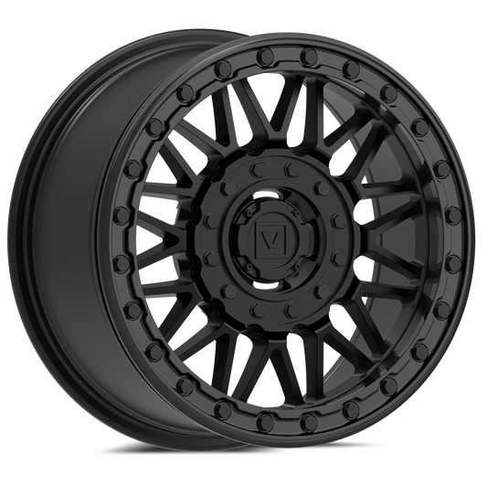 V08 Beadlock UTV Wheel Satin Black Valor Offroad