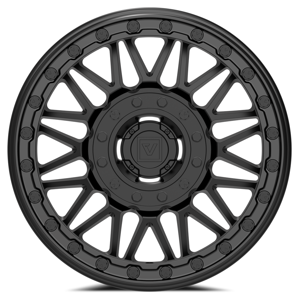 V08 Beadlock UTV Wheel Satin Black Valor Offroad