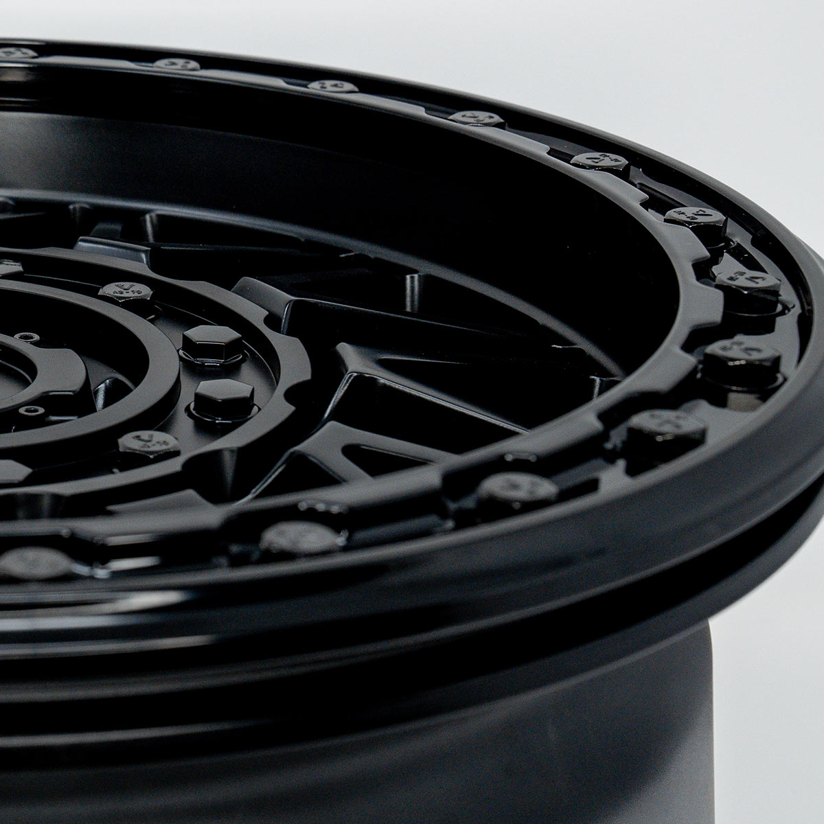 V08 Beadlock UTV Wheel Satin Black Valor Offroad