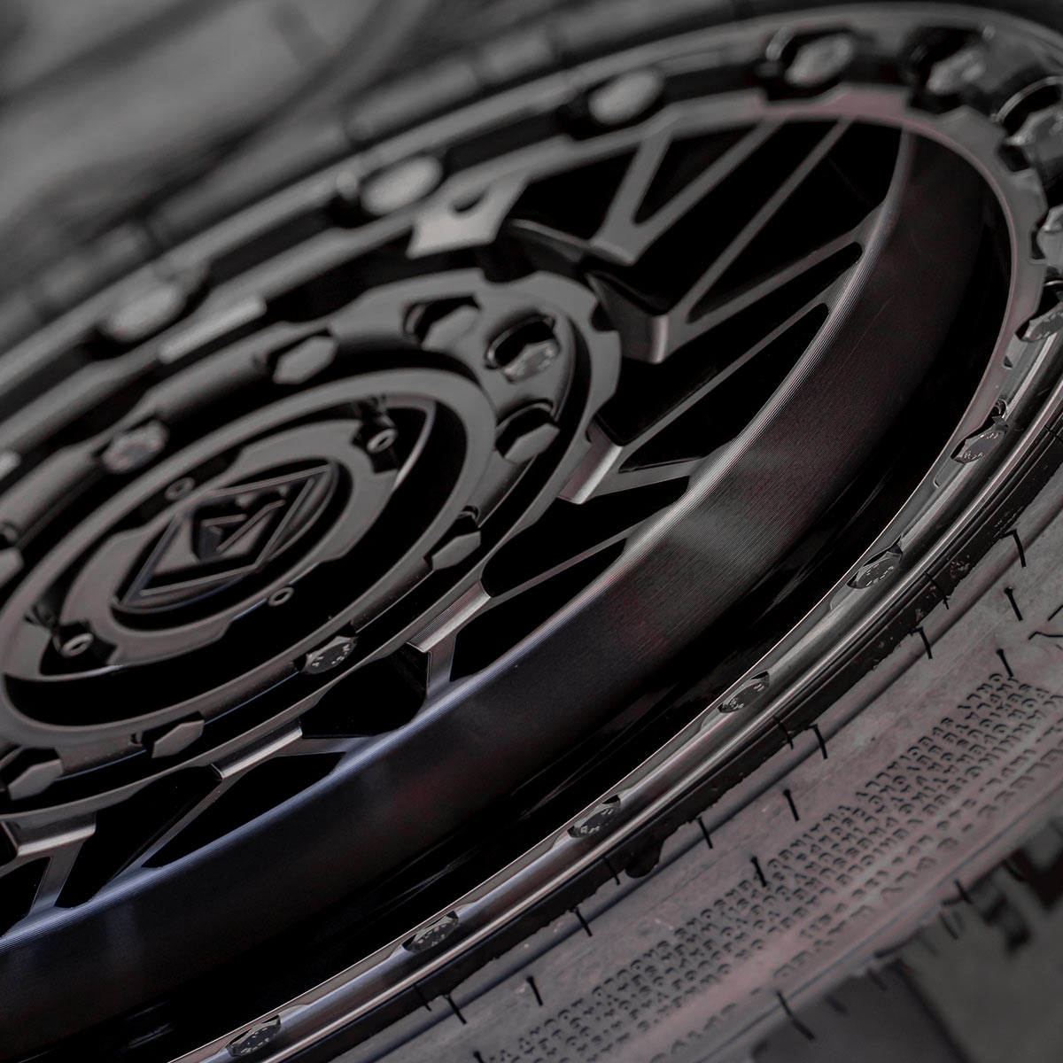 V08 Beadlock UTV Wheel Satin Black Valor Offroad