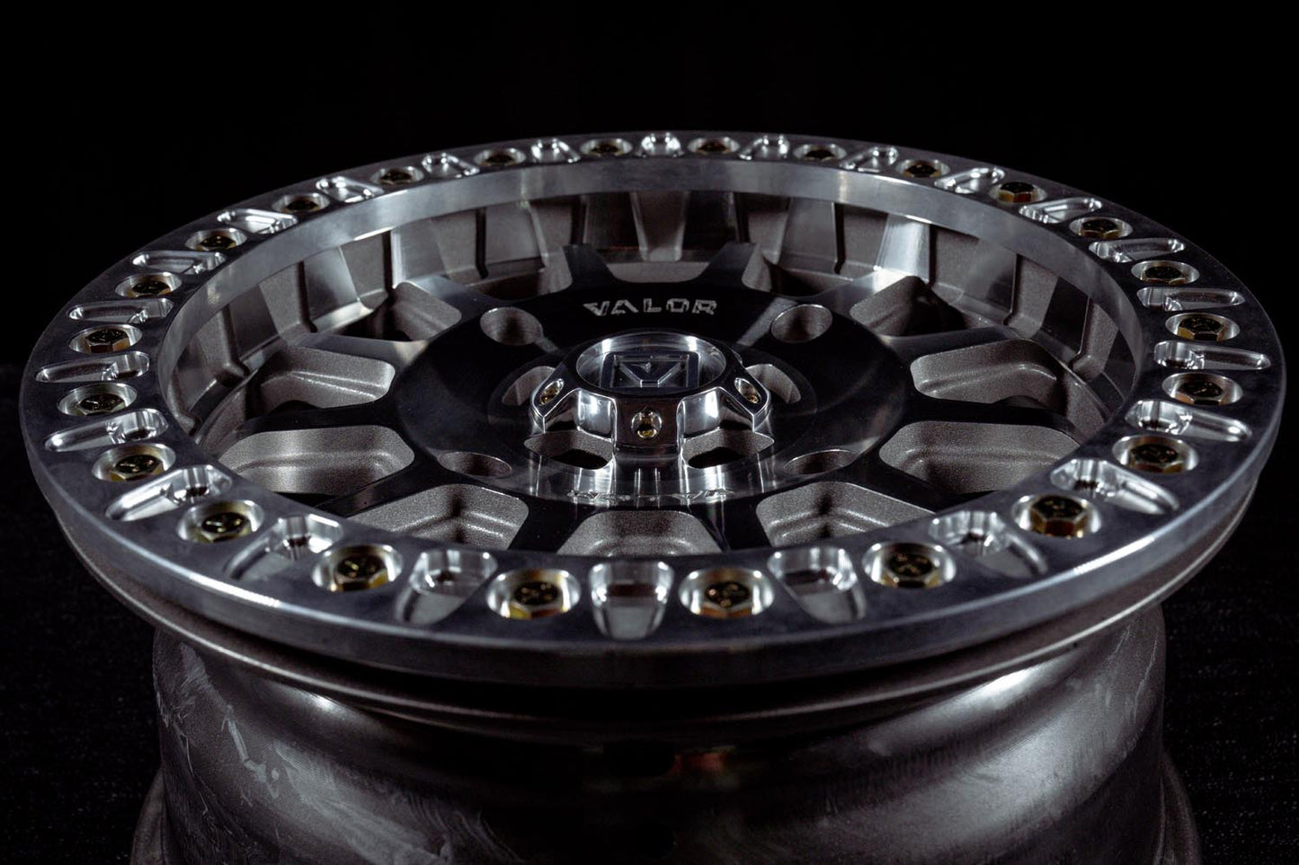 V09 Beadlock UTV Wheel Raw Machined Valor Offroad
