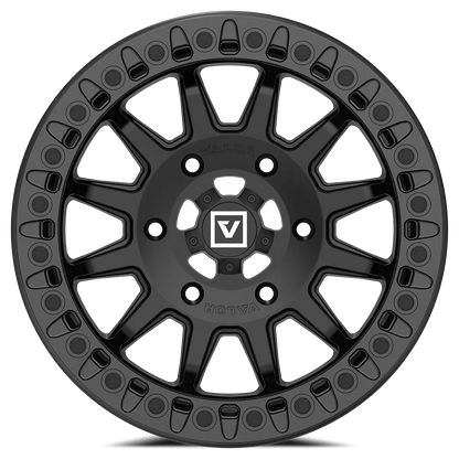 V09 Beadlock UTV Wheel Satin Black Valor Offroad