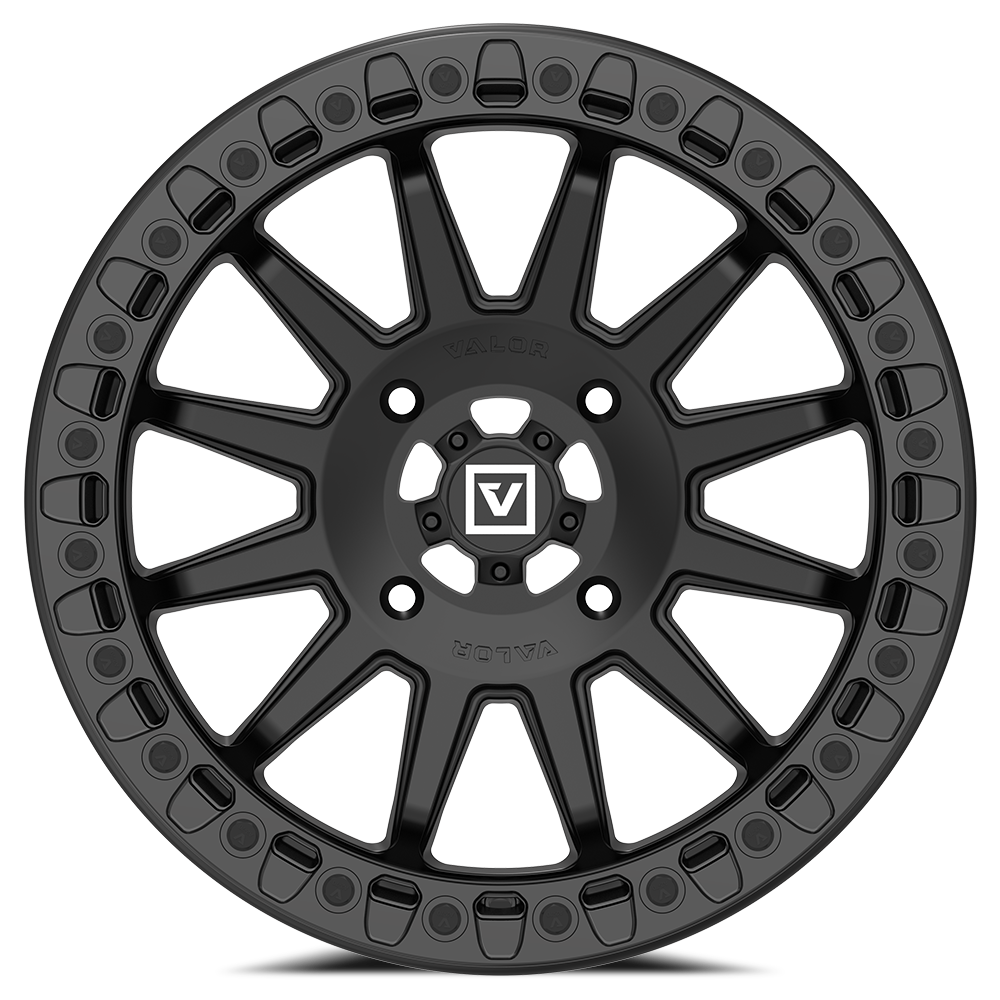 V09 Beadlock UTV Wheel Satin Black Valor Offroad