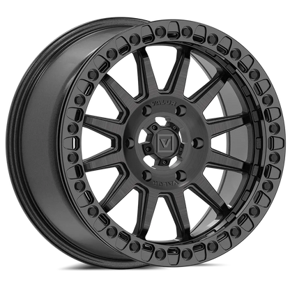 V09 Beadlock UTV Wheel Brushed Charcoal Valor Offroad