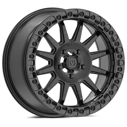 V09 Beadlock UTV Wheel Brushed Charcoal Valor Offroad