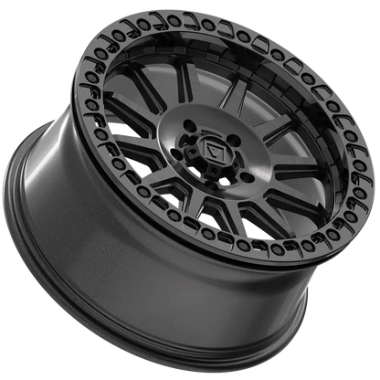 V09 Beadlock UTV Wheel Brushed Charcoal Valor Offroad
