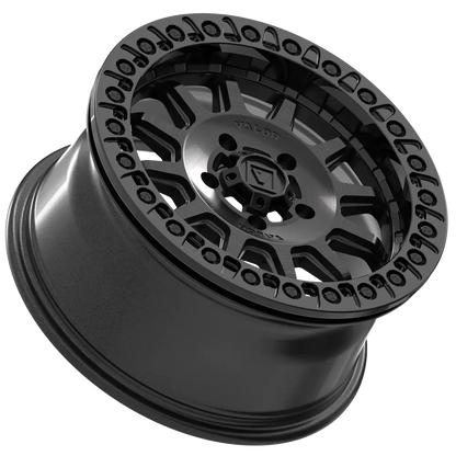 V09 Beadlock UTV Wheel Brushed Charcoal Valor Offroad