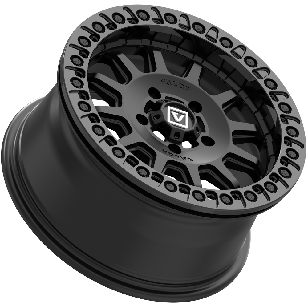 V09 Beadlock UTV Wheel Satin Black Valor Offroad