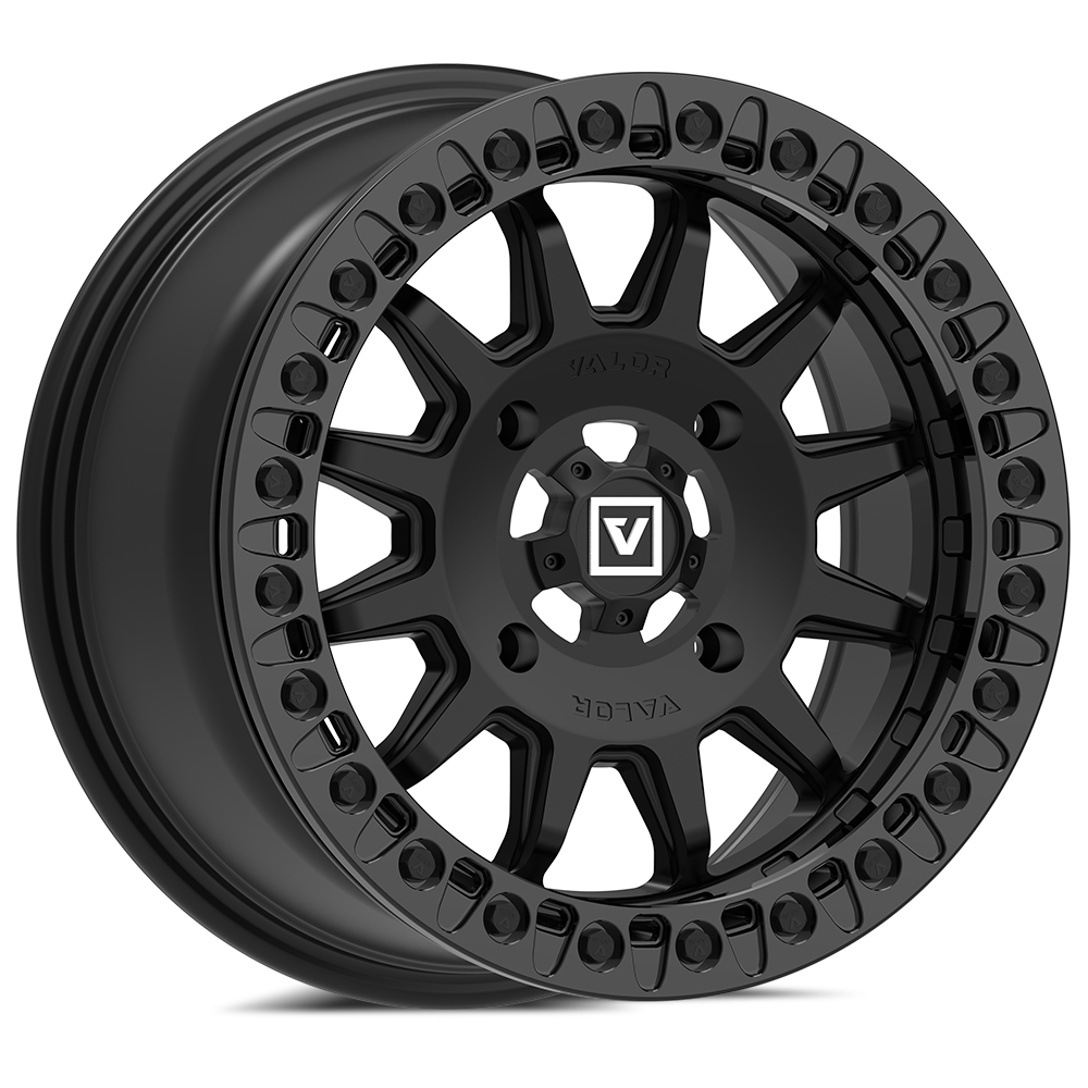 V09 Beadlock UTV Wheel Satin Black Valor Offroad