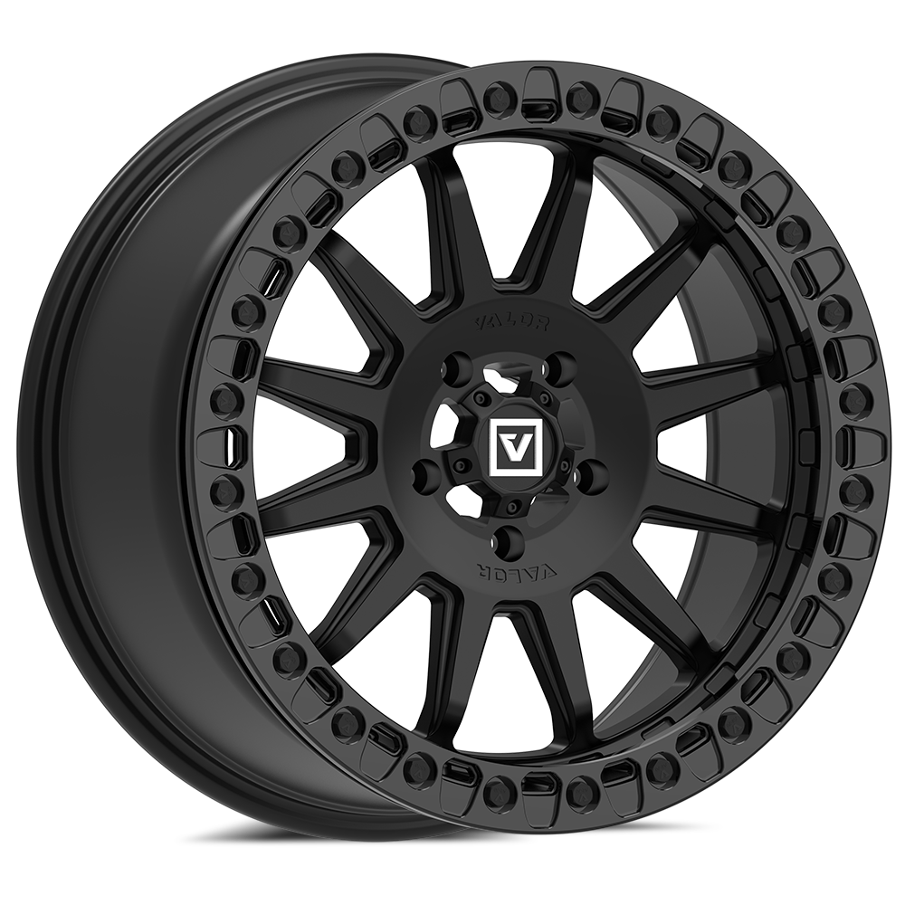 V09 Beadlock UTV Wheel Satin Black Valor Offroad