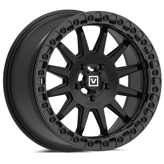V09 Beadlock UTV Wheel Satin Black Valor Offroad