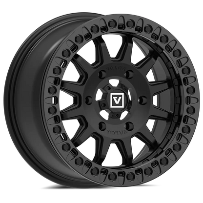 V09 Beadlock UTV Wheel Satin Black Valor Offroad