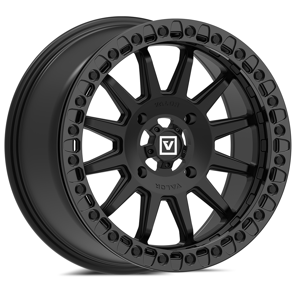 V09 Beadlock UTV Wheel Satin Black Valor Offroad