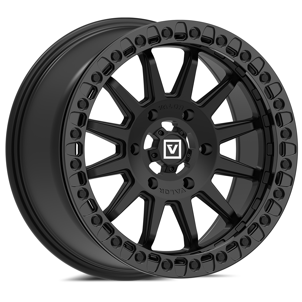 V09 Beadlock UTV Wheel Satin Black Valor Offroad