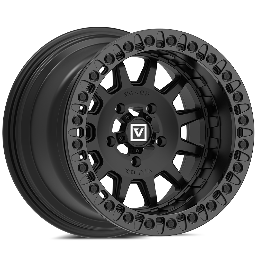 V09 Beadlock UTV Wheel Satin Black Valor Offroad