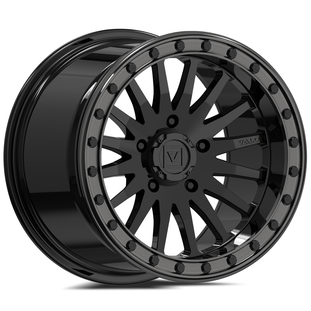 V06 Beadlock UTV Wheel Gloss Black Valor Offroad