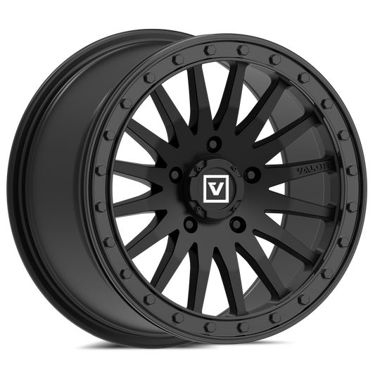 V06 Beadlock UTV Wheel Satin Black Valor Offroad